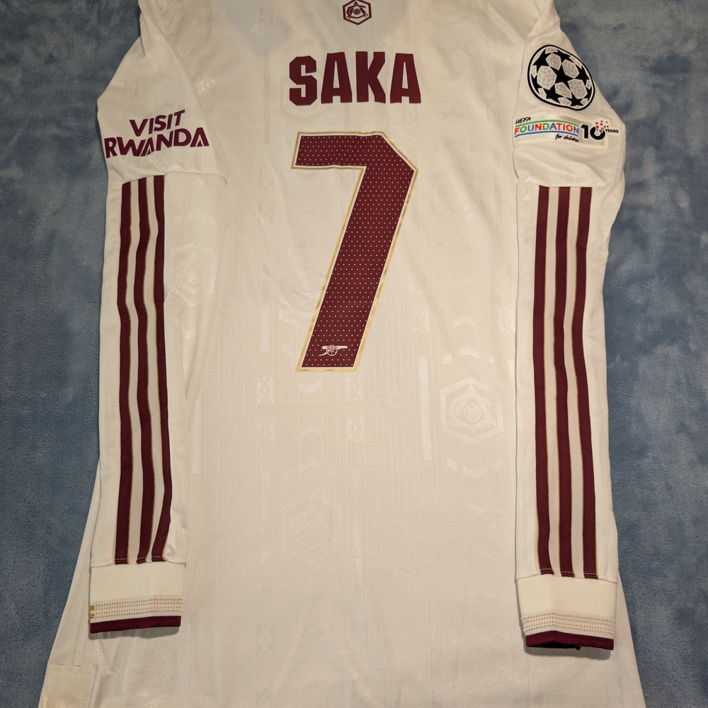 Arsenal 25/26 Third Long Sleeve Bukayo Saka #7 UCL Edition